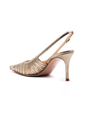 Slingback Sunny in pelle effetto metallizzato oro ROBERTO FESTA | SUNNYLUXORALBA